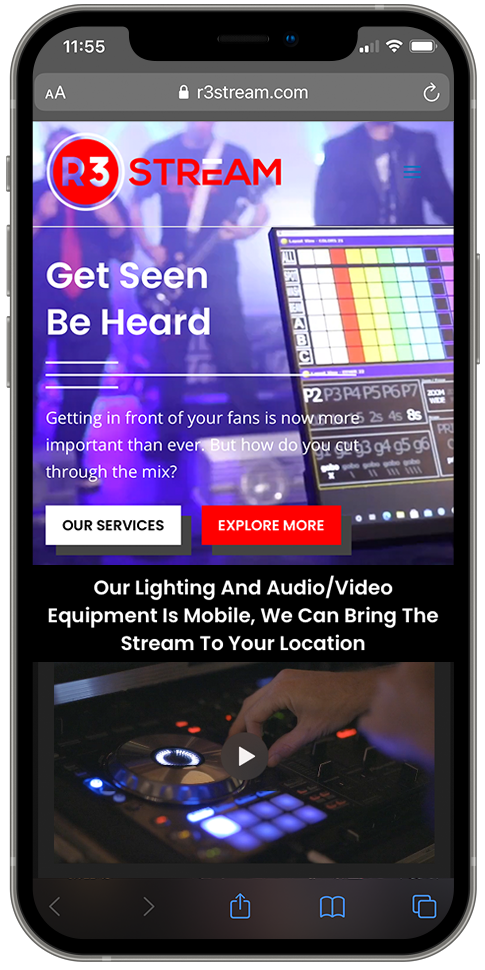 New Jersey Multimedia • R3 Stream • Web Design • SEO • Live Streaming